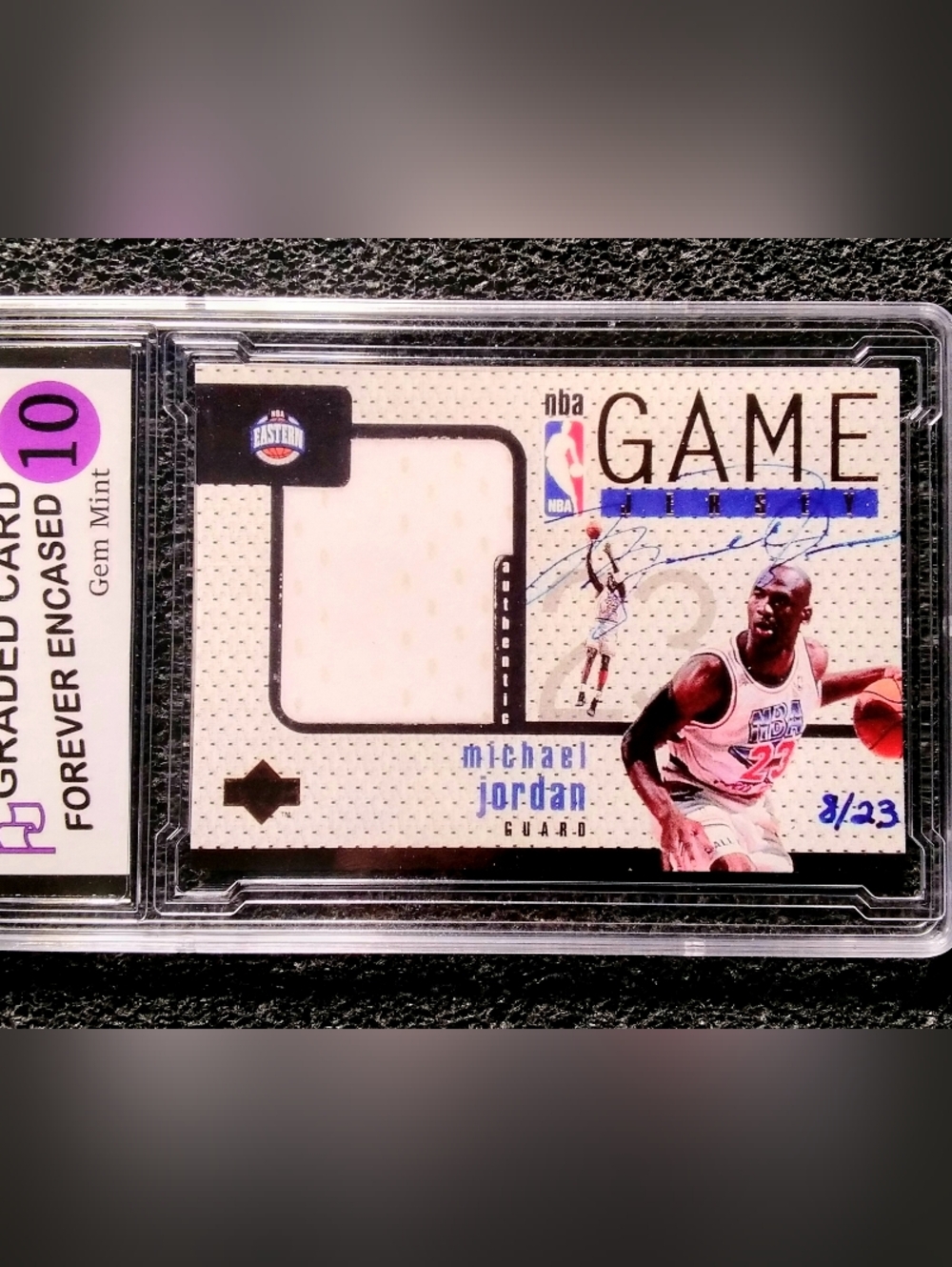 Michael Jordan Chicago Bulls HOF Allstar Autograph Basketball Card Graded 10 Gem